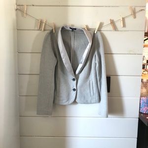 GAP Jersey Blazer with Sateen Lapel